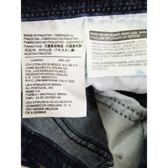 Levis Size 28X32 Womens Size 6M 515 Bootcut Blue Denim 5 Pocket Logo Tag Jeans - Picture 14 of 14